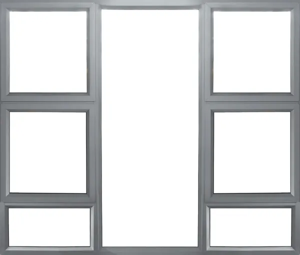 Aluminium Window Natural 1200 X 1200 4OP