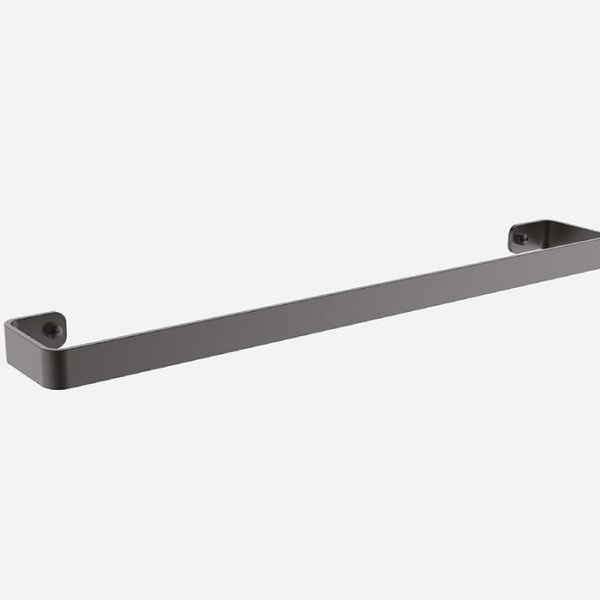 TOWEL RAIL SINGLE 600MM BLACK ONYX