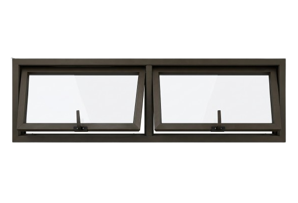 Aluminium Window Custom Bronze 300 x 2100 | 2OP
