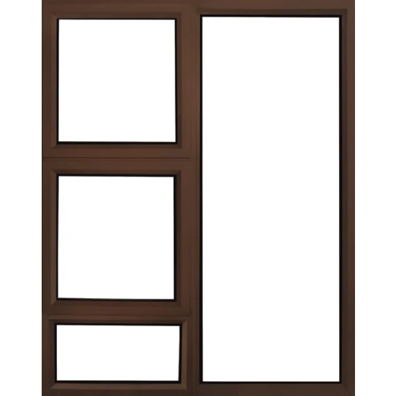 Aluminium Window Bronze 1000 X 1200 | 2OP RK