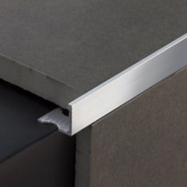 TILE EDGING 12MM SILVER STRAIGHT