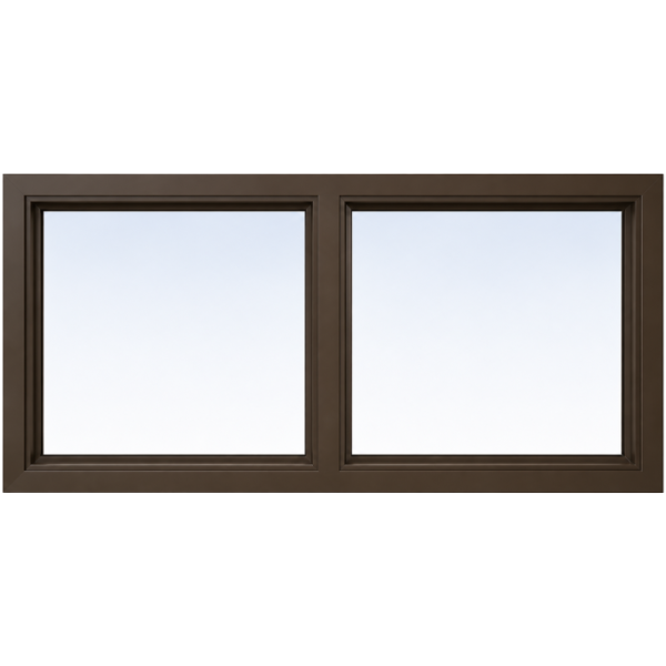 Aluminium Window Bronze 1200 X 600 | 2OP