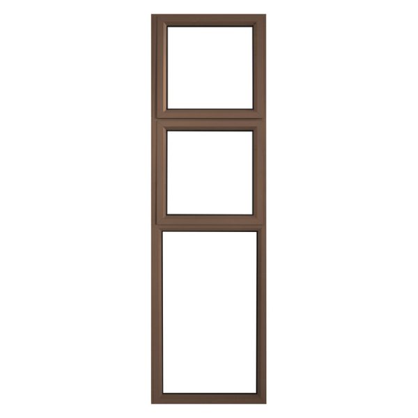 Aluminium Window Bronze 600 X 2100 | 2OP Sidelight