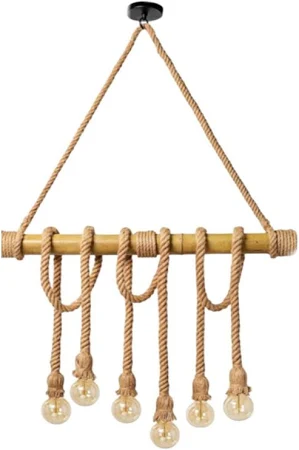 LIGHTING 6 X HEAD ROPE + BAMBOO