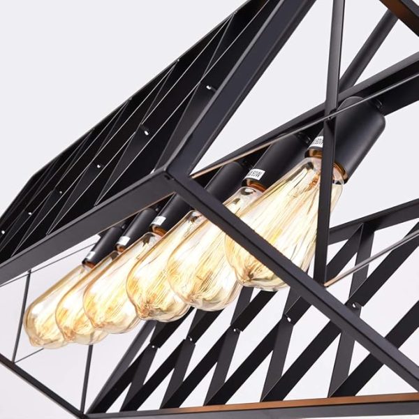 LIGHTING 6X BIRD CAGE DINING LIGHT