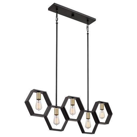 LIGHTING 5*SIXANGLE DINING LIGHT 6047
