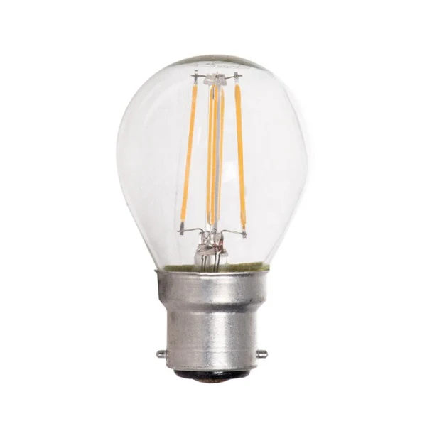 LIGHTING LED FILAMENT G45 4W WARM WHITE B22