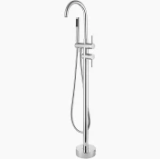 MO STANDARD BATH MIXER FREESTDING CHROME