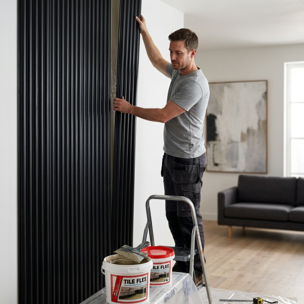 Round Wall Panel Bulk Combo Black