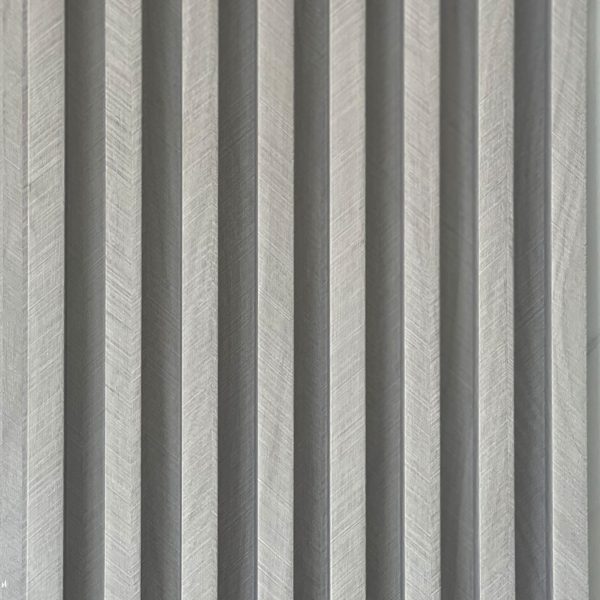 Fluted Wall Panel Light  Grey
