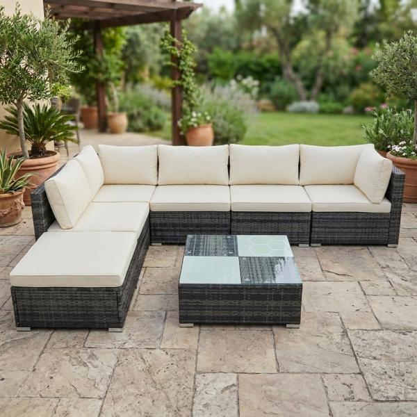 Furn Sofa Patio Sets 7 Piece