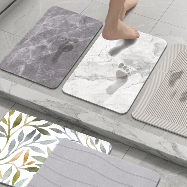 Diatomite Bath Mat Stone